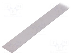 Cover for LED profiles; transparent; 2m; V: E; slide