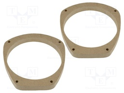 Spacer ring; MDF; 165mm; Honda; impregnated,varnished