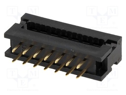 IDC transition; PIN: 14; IDC,THT; for ribbon cable; 1.27mm; 1A