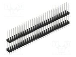 Connector: pin strips; pin header; male; PIN: 64; 2.54mm; THT; 2x32