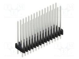 Connector: pin strips; pin header; male; PIN: 30; 1.27mm; THT; 2x15