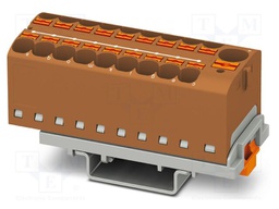 Splice terminal: rail; 32A; 800V; push-in; PA; 0.2÷6mm2; W: 28.6mm