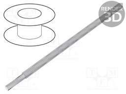 Wire; LiYv; stranded; Cu; 0.25mm2; transparent; PVC; 900V; 100m