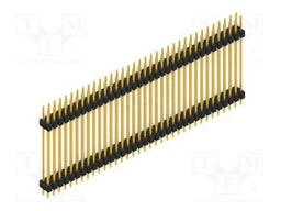 Connector: pin strips; pin header; male; PIN: 70; 2.54mm; THT; 2x35