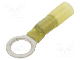 Tip: ring; M10; Ø: 10.5mm; 4÷6mm2; crimped; for cable; insulated