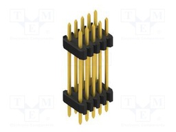 Connector: pin strips; pin header; male; PIN: 10; 1.27mm; THT; 2x5