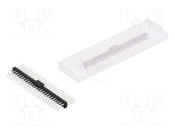 Connector: pin strips; pin header; male; PIN: 50; 2.54mm; SMT; 2x25