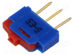 Switch: slide; Pos: 2; SPDT; 0.5A/12VAC; 0.5A/12VDC; ON-ON; PCB