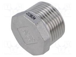 Male; max.10.5bar; 1.4408 stainless steel; G316; food industry