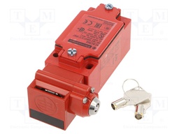 Safety switch: key operated; Series: XCSC; Contacts: NC + NO x2