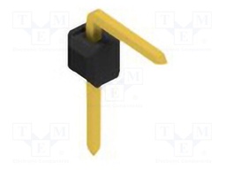 Connector: pin strips; pin header; male; PIN: 1; 2.54mm; THT; 1x1