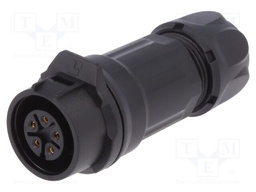 Plug; Connector: circular; size 16; 02; female; PIN: 5; for latch