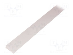 Cover for LED profiles; frosted; 1m; Kind of shutter: A9; slide
