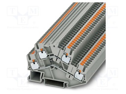 Splice terminal: rail; PA; terminals: 4; W: 5.2mm; H: 78mm; Body: grey