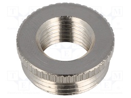 Reduction of threads for glands; Int.thread: PG7; brass; nickel