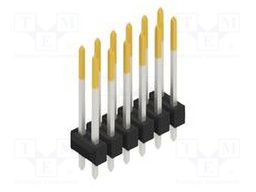 Connector: pin strips; pin header; male; PIN: 12; 2.54mm; THT; 2x6