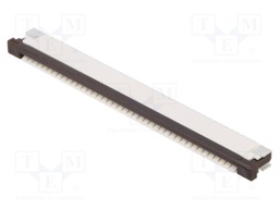 Connector: FFC (FPC); horizontal; PIN: 40; ZIF; SMT; 50V; 0.4A