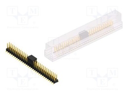Connector: pin strips; pin header; male; PIN: 60; 2.54mm; SMT; 2x30