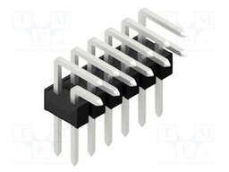 Connector: pin strips; pin header; male; PIN: 12; 2.54mm; THT; 2x6