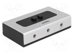 Switch; Out: Jack 3,5mm 3pin socket,Jack 3.5mm 3pin socket x2