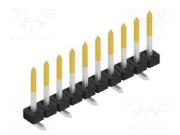 Connector: pin strips; pin header; male; PIN: 10; 2mm; SMT; 1x10