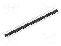 Connector: pin strips; pin header; male; PIN: 33; 2.54mm; SMT; 1x33