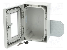 Enclosure: wall mounting; X: 300mm; Y: 400mm; Z: 150mm; ARCA; grey