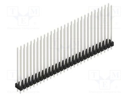 Connector: pin strips; pin header; male; PIN: 56; 2.54mm; THT; 2x28