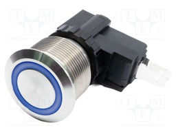 Switch: vandal resistant; SPDT; 15A/250VAC; IP67; ON-ON; blue; 110V