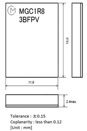 Converter: DC/DC; 6.5W; Uin: 3.3÷5.5V; Uout: 0.85VDC; Uout2: 0.85VDC