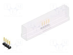 Connector: pin strips; pin header; male; PIN: 4; 2.54mm; SMT; 1x4