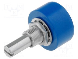 Potentiometer: shaft; single turn; 1kΩ; ±15%; 1W; linear; 6.35mm