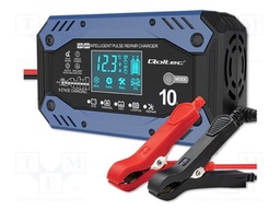 Charger: for rechargeable batteries; 10A; Out: crocodile clip