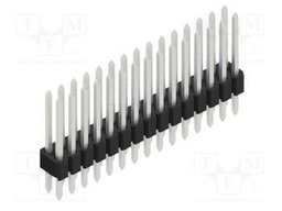 Connector: pin strips; pin header; male; PIN: 30; 1.27mm; THT; 2x15