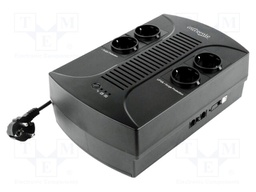 Power supply: UPS; with strip; 280x185x95mm; 390W; 650VA; 4.5kg