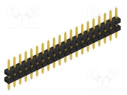 Connector: pin strips; pin header; male; PIN: 20; 2mm; THT; 1x20