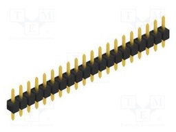 Connector: pin strips; pin header; male; PIN: 20; 2.54mm; THT; 1x20