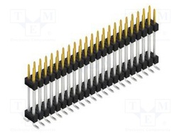 Connector: pin strips; pin header; male; PIN: 44; 2.54mm; SMT; 2x22