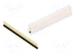 Connector: pin strips; pin header; male; PIN: 36; 2.54mm; SMT; 1x36