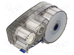 Tape; 9.53mm; 6.4m; blue; Character colour: white; self-adhesive