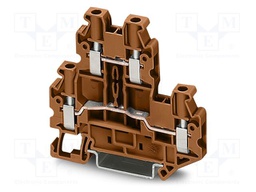 Splice terminal: rail; UT; PA; terminals: 4; W: 6.2mm; H: 69.9mm