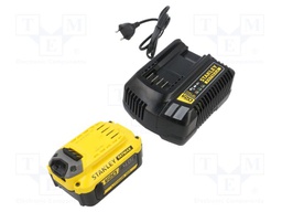 Re-battery: Li-Ion; 18V; 2Ah; Kit: charger; FATMAX V20