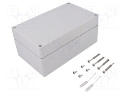 Enclosure: multipurpose; X: 122mm; Y: 202mm; Z: 90mm; TG ABS; ABS