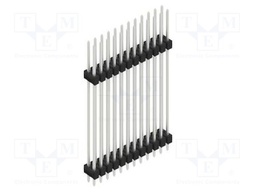 Connector: pin strips; pin header; male; PIN: 24; 2.54mm; THT; 2x12