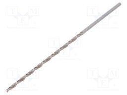 Drill bit; for metal; Ø: 1.5mm; L: 70mm; HSS; Working part len: 45mm