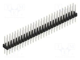 Connector: pin strips; pin header; male; PIN: 54; 2.54mm; THT; 2x27