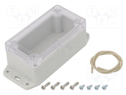 Enclosure: multipurpose; X: 50mm; Y: 95mm; Z: 40mm; with fixing lugs