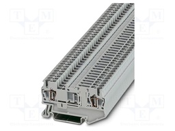 Splice terminal: rail; 20A; 400V; spring clamp; PA; 0.08÷4mm2