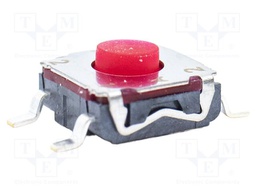 Microswitch TACT; SPST; Pos: 2; 0.05A/32VDC; SMD; none; 1.96N; 1mm