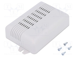 Enclosure: multipurpose; X: 80mm; Y: 114mm; Z: 32mm; vented; ABS; grey